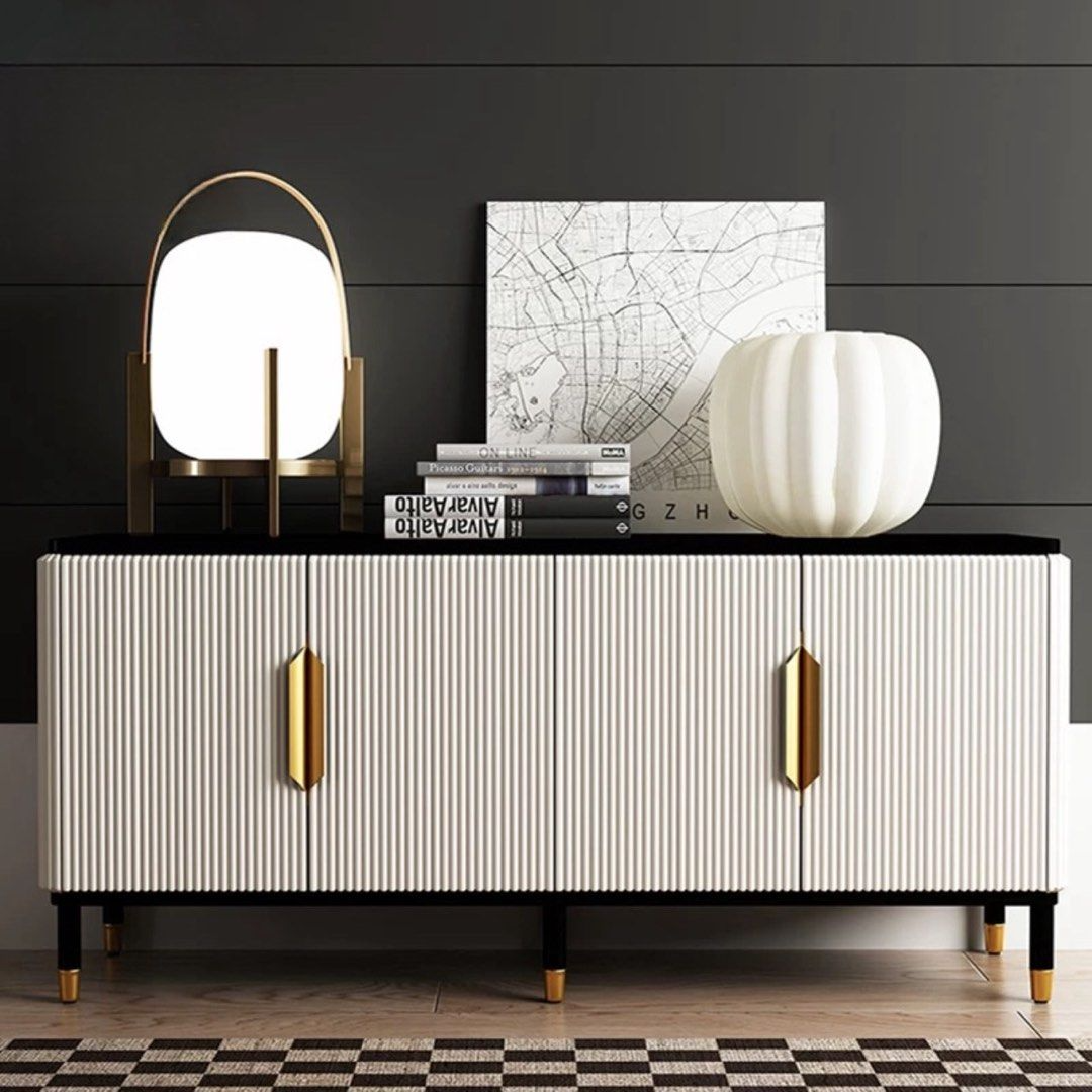 CAVOR Modern Fluted Sideboard
