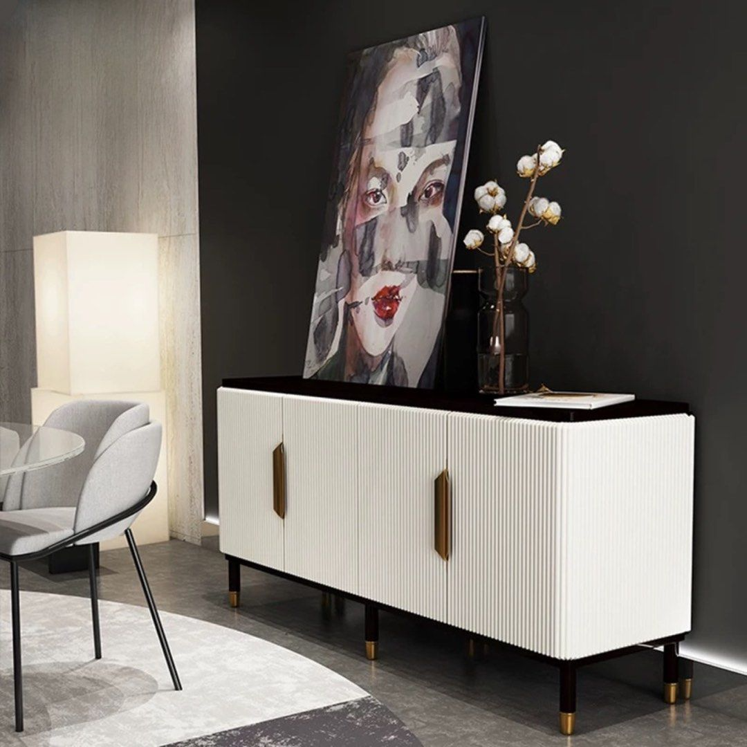 CAVOR Modern Fluted Sideboard