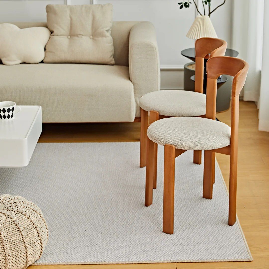 VOSSA Solid Wood Dining Chair (Set of 2)