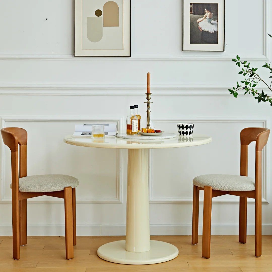 VOSSA Solid Wood Dining Chair (Set of 2)