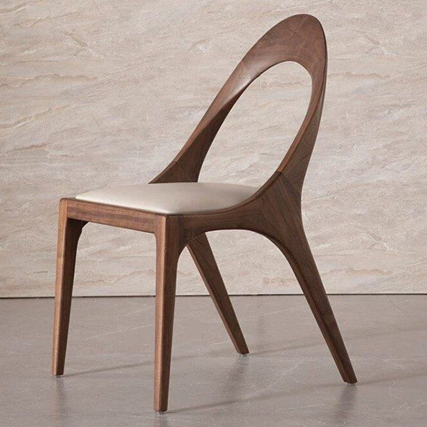 DANVERS Modern Walnut Wood Dining Chair