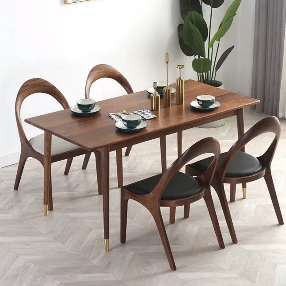 DANVERS Modern Walnut Wood Dining Chair
