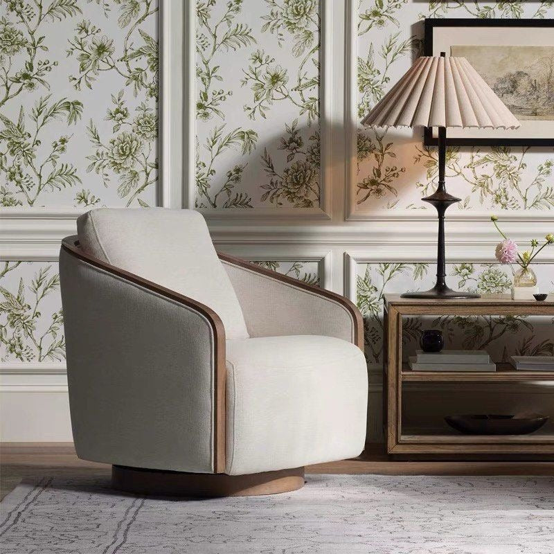 DAVID Vintage Fabric Lounge Chair