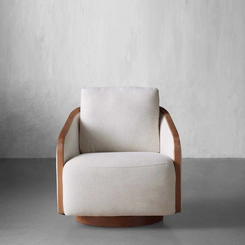 DAVID Vintage Fabric Lounge Chair