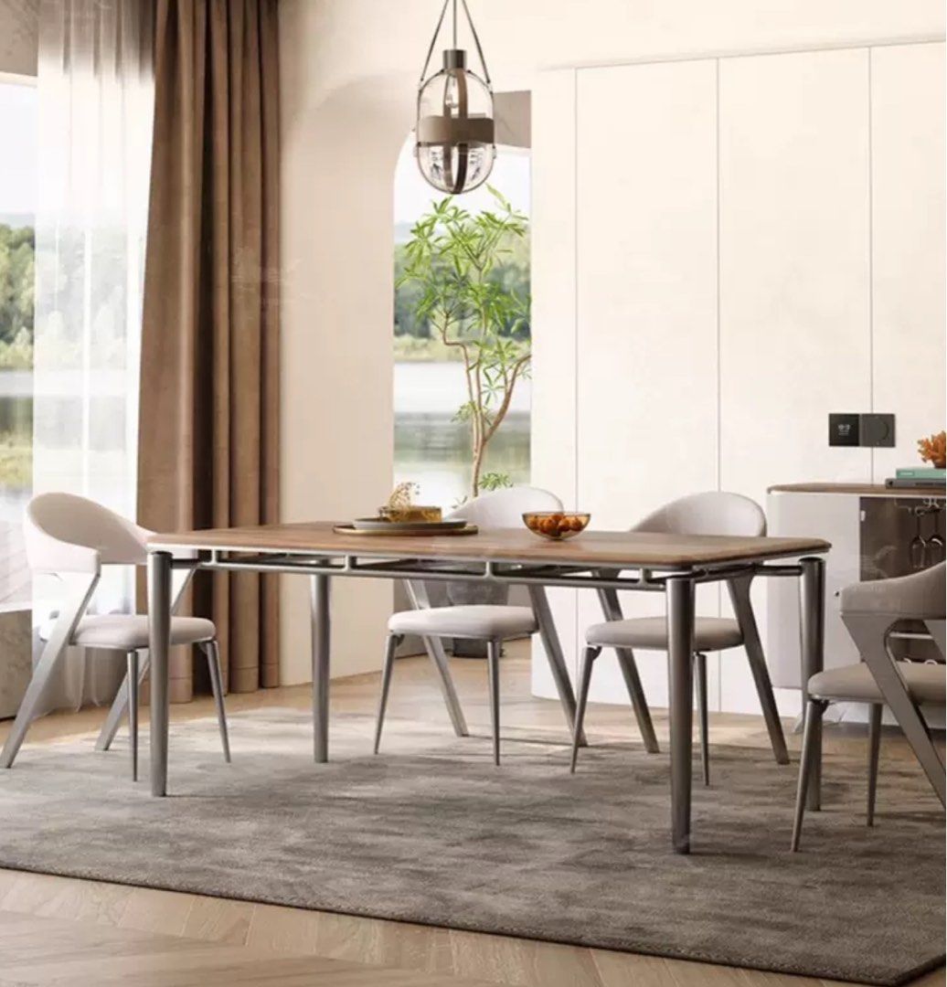 CHAVEZ Modern Solid Wood Dining Table