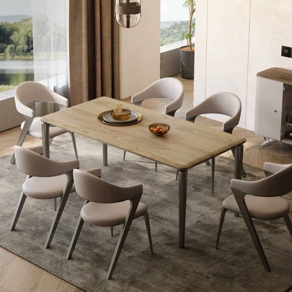 CHAVEZ Modern Solid Wood Dining Table