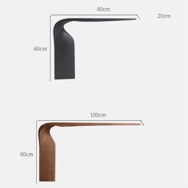 CEDRIC Modern Floating Solid Wood Console Table