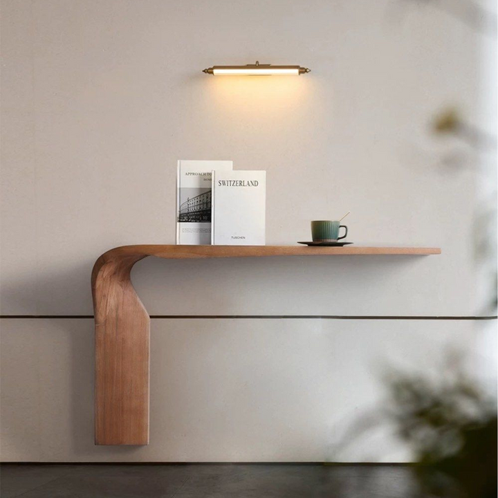 CEDRIC Modern Floating Solid Wood Console Table