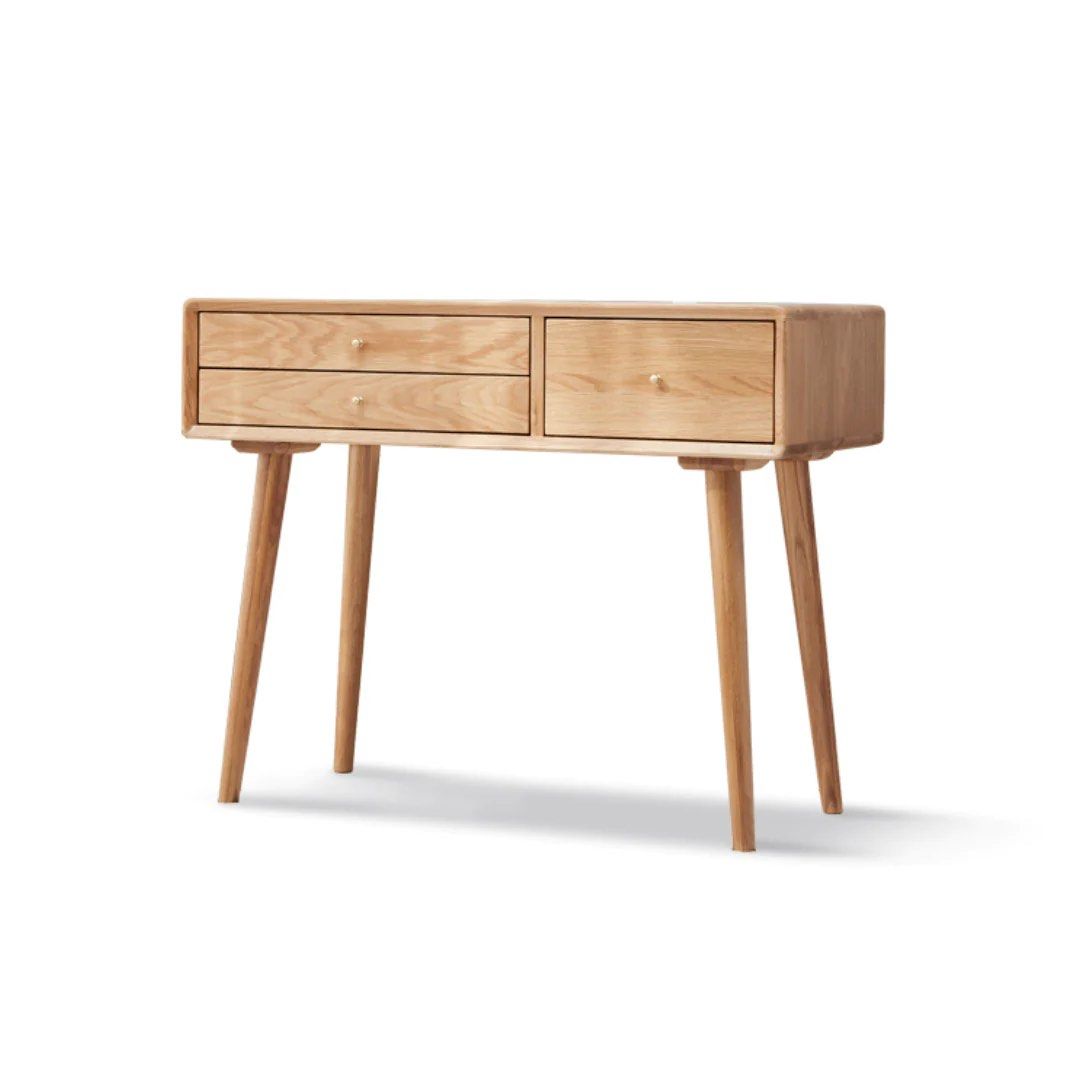 CHLOE Rustic Solid Wood Vanity Table
