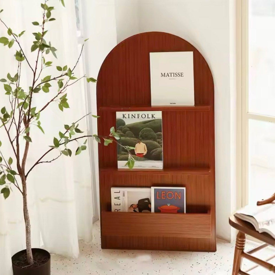 BROVO Modern Solid Wood Bookshelf