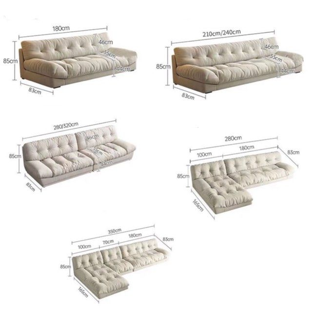 SORVINO Modern Fabric Sofa