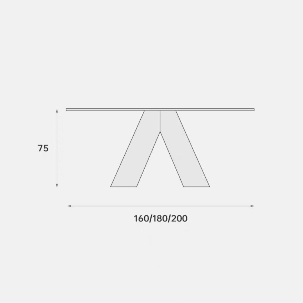 CASSIUS Modern Marble Dining Table