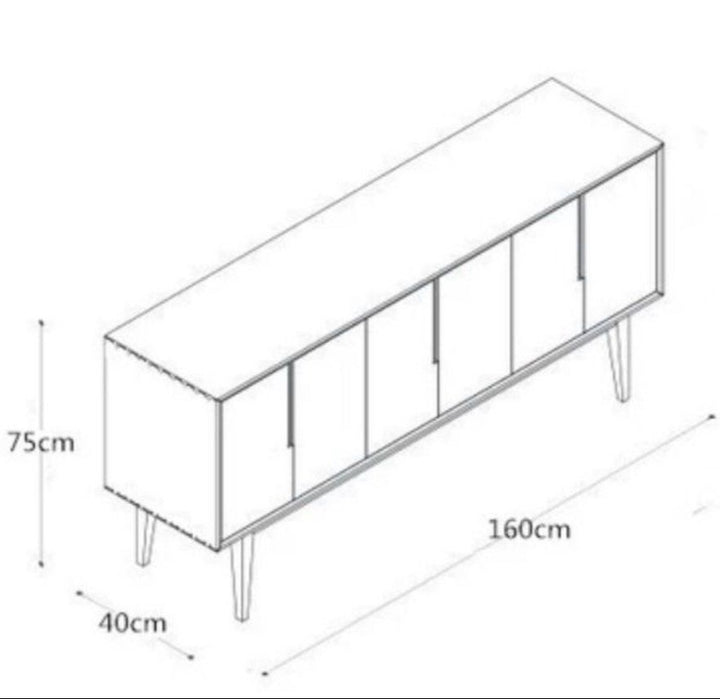CARIS Rustic Wooden Sideboard