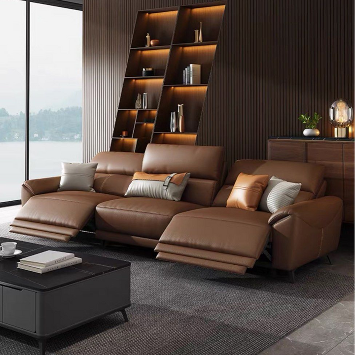 SOMARA Modern Leather Sofa
