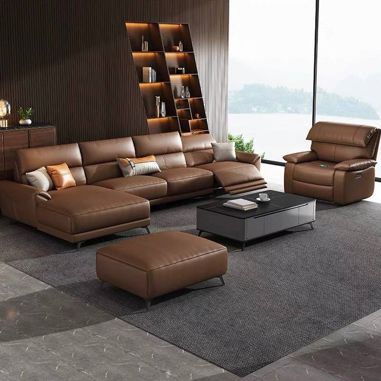 SOMARA Modern Leather Sofa