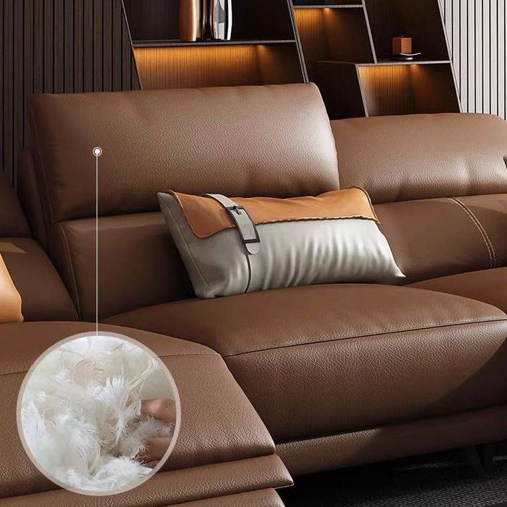 SOMARA Modern Leather Sofa
