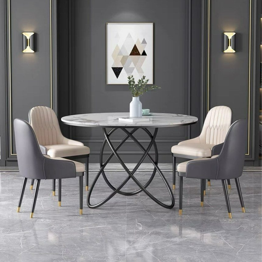 SIBSON Modern Round Dining Table