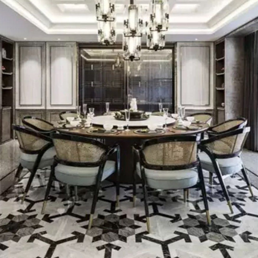 SHAYERA Mid-Century Rattan Dining Chair