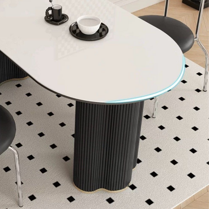GAMBOA Modern Extendable Sintered Stone Dining Table