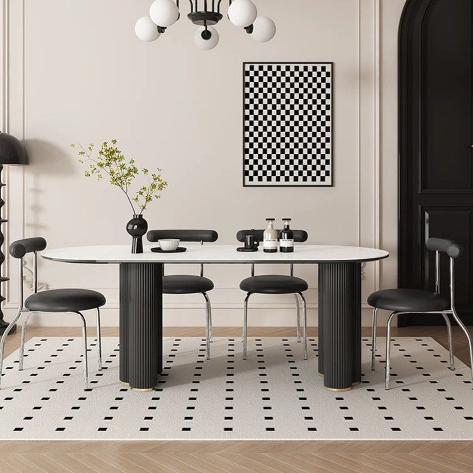 GAMBOA Modern Extendable Sintered Stone Dining Table