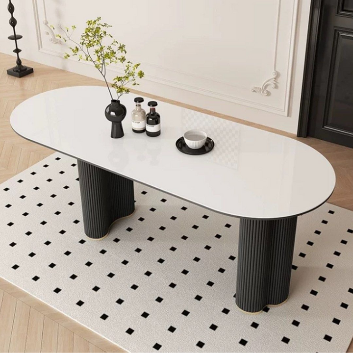 GAMBOA Modern Extendable Sintered Stone Dining Table