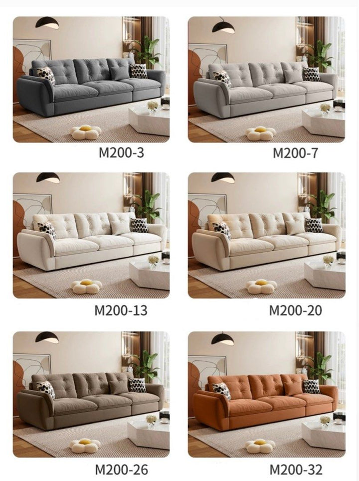SOLEVA Modern Fabric Sofa