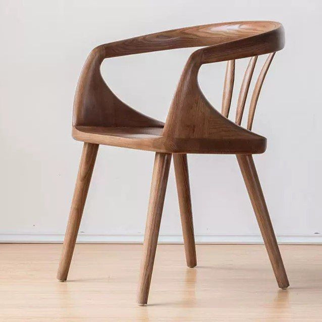 SHURI Japandi Solid Wood Dining Chair