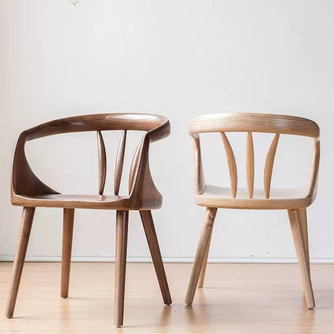 SHURI Japandi Solid Wood Dining Chair