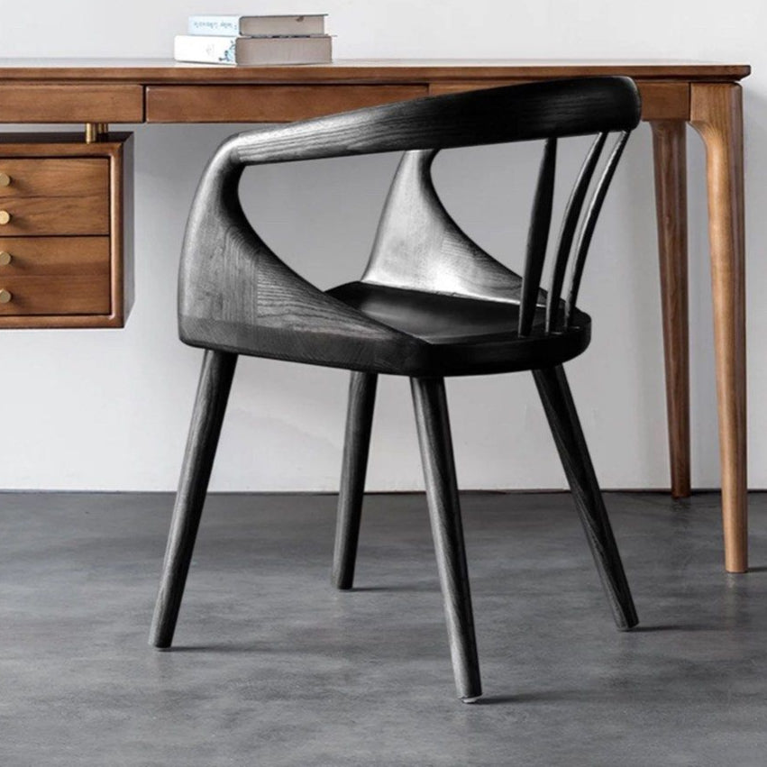 SHURI Japandi Solid Wood Dining Chair