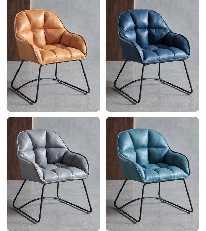 AZAZEL Modern Leather Dining Chair