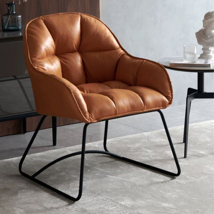 AZAZEL Modern Leather Dining Chair