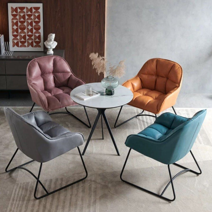 AZAZEL Modern Leather Dining Chair