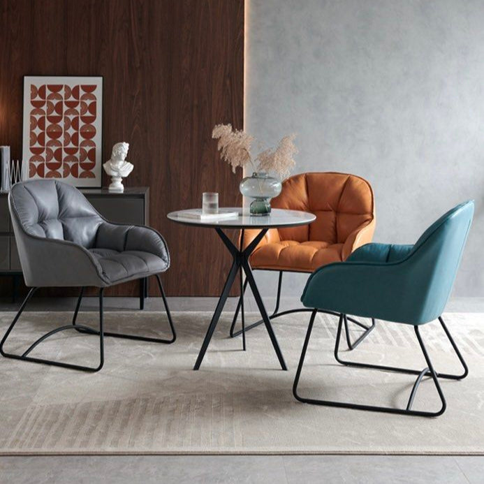 AZAZEL Modern Leather Dining Chair