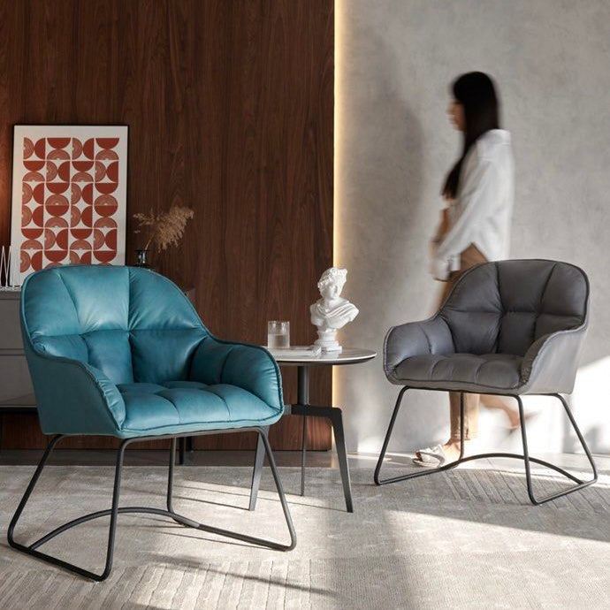 AZAZEL Modern Leather Dining Chair