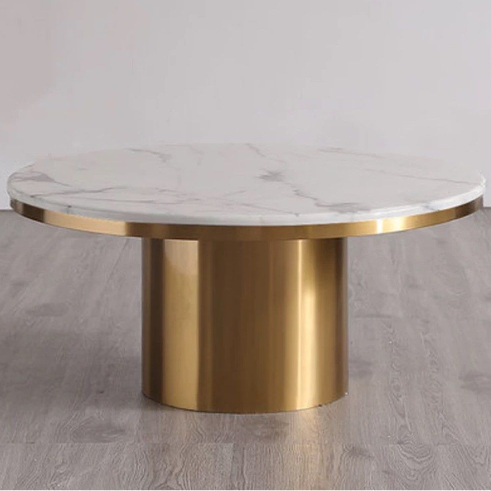 VEON Modern Round Marble Coffee Table