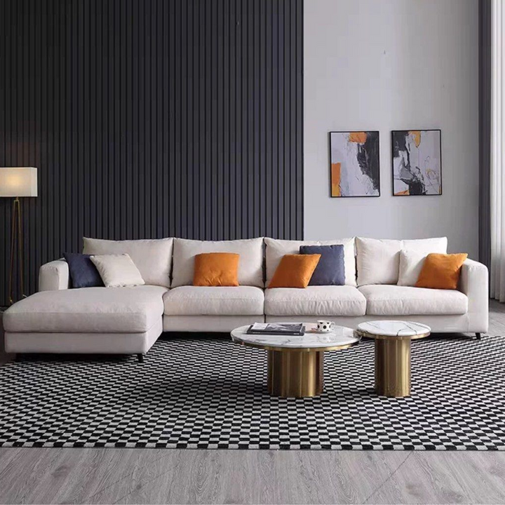 VEON Modern Round Marble Coffee Table