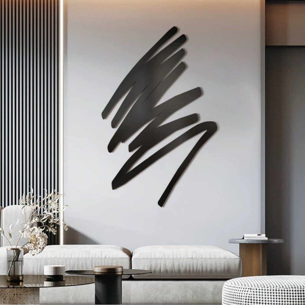 GLEN Modern Scribble Wall Art