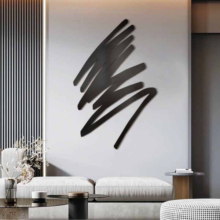 GLEN Modern Scribble Wall Art