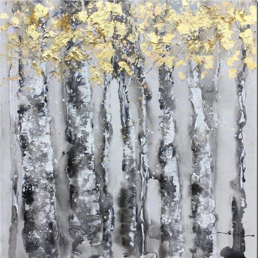 GOLDEN Canopy Oil Painting
