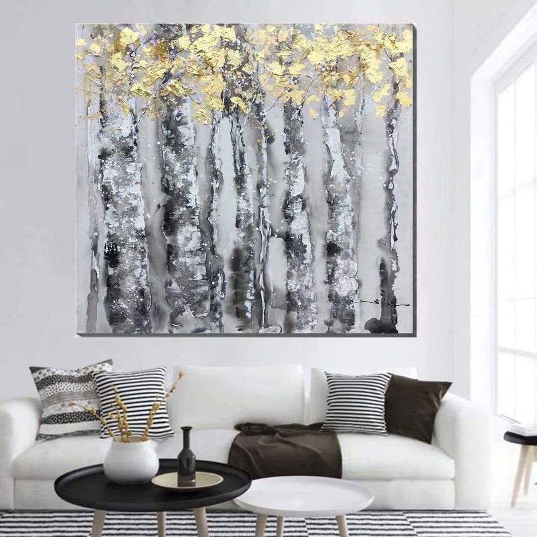 GOLDEN Canopy Oil Painting