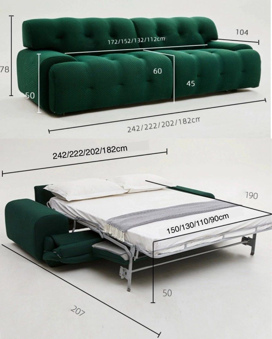 SILVORO Foldable Sofa Bed