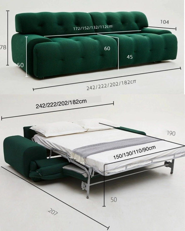 SILVORO Foldable Sofa Bed