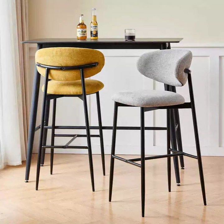 DEAGE Modern Fabric Bar Stool