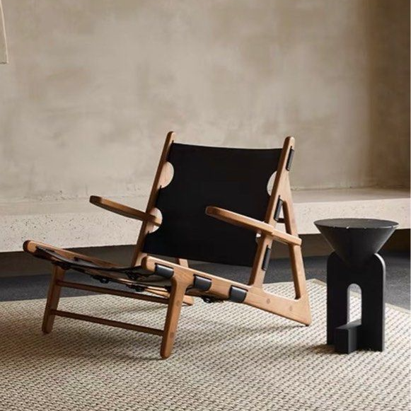 BRECCAN Solid Wood Armchair