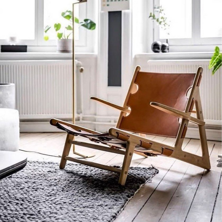 BRECCAN Solid Wood Armchair