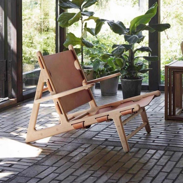 BRECCAN Solid Wood Armchair
