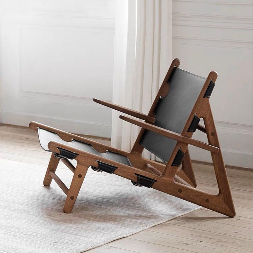 BRECCAN Solid Wood Armchair