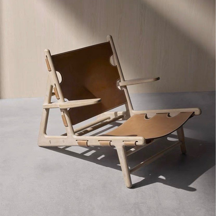 BRECCAN Solid Wood Armchair