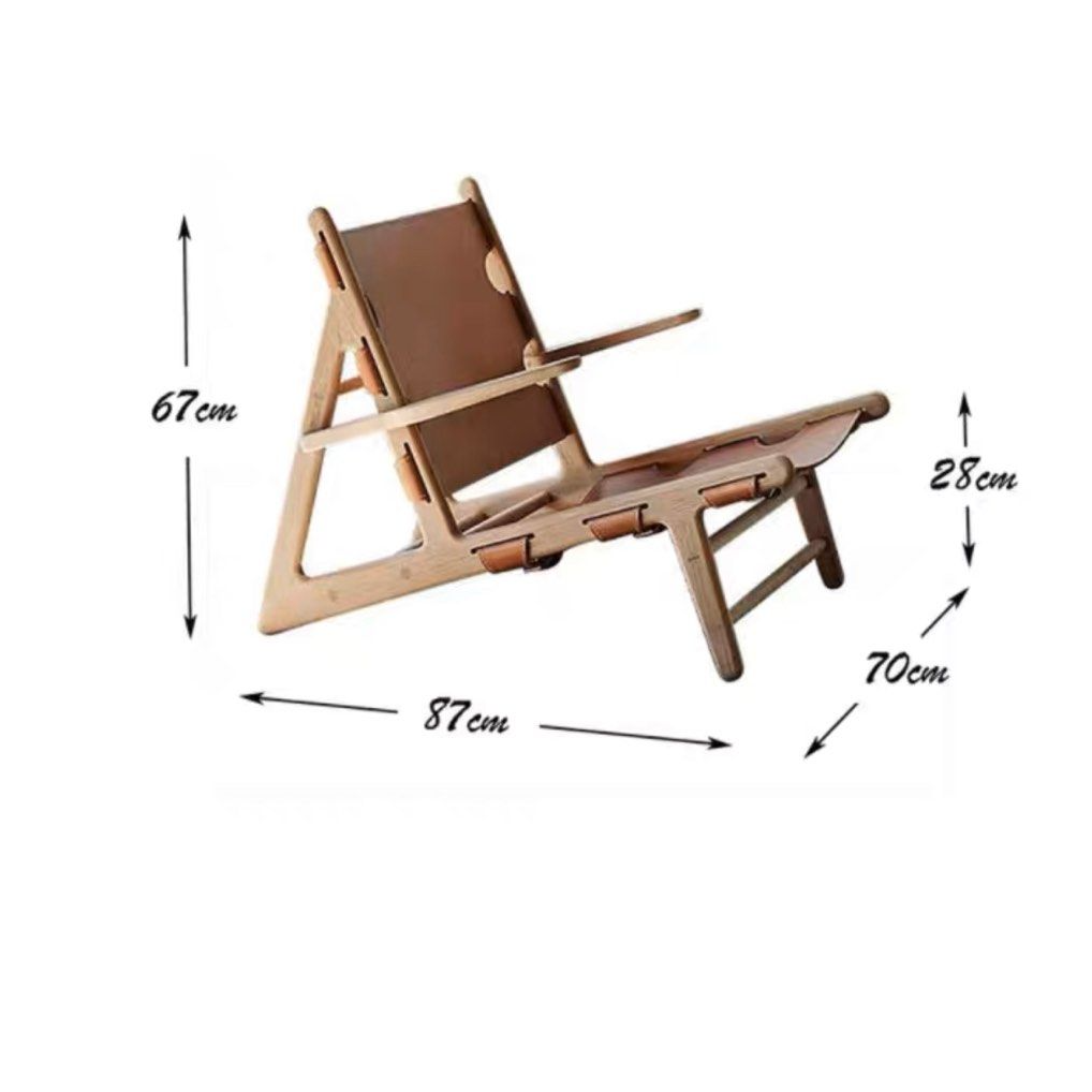 BRECCAN Solid Wood Armchair