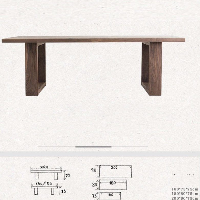 DECLAN Modern Wood Dining Table